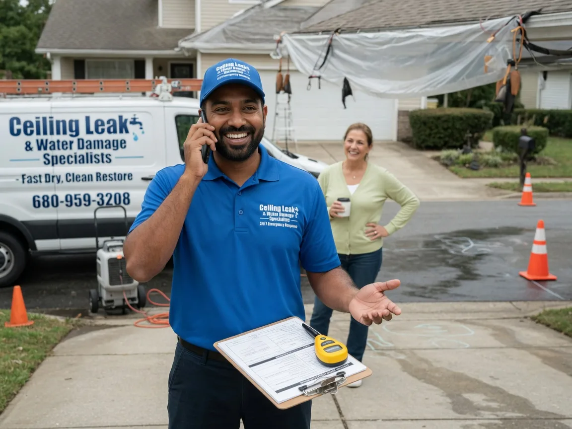 Ceiling Leak Cleanup Gray Court, SC FAQs